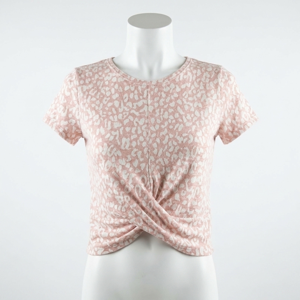 NEW SADIE & SAGE pretty paws twist top in pink smoke